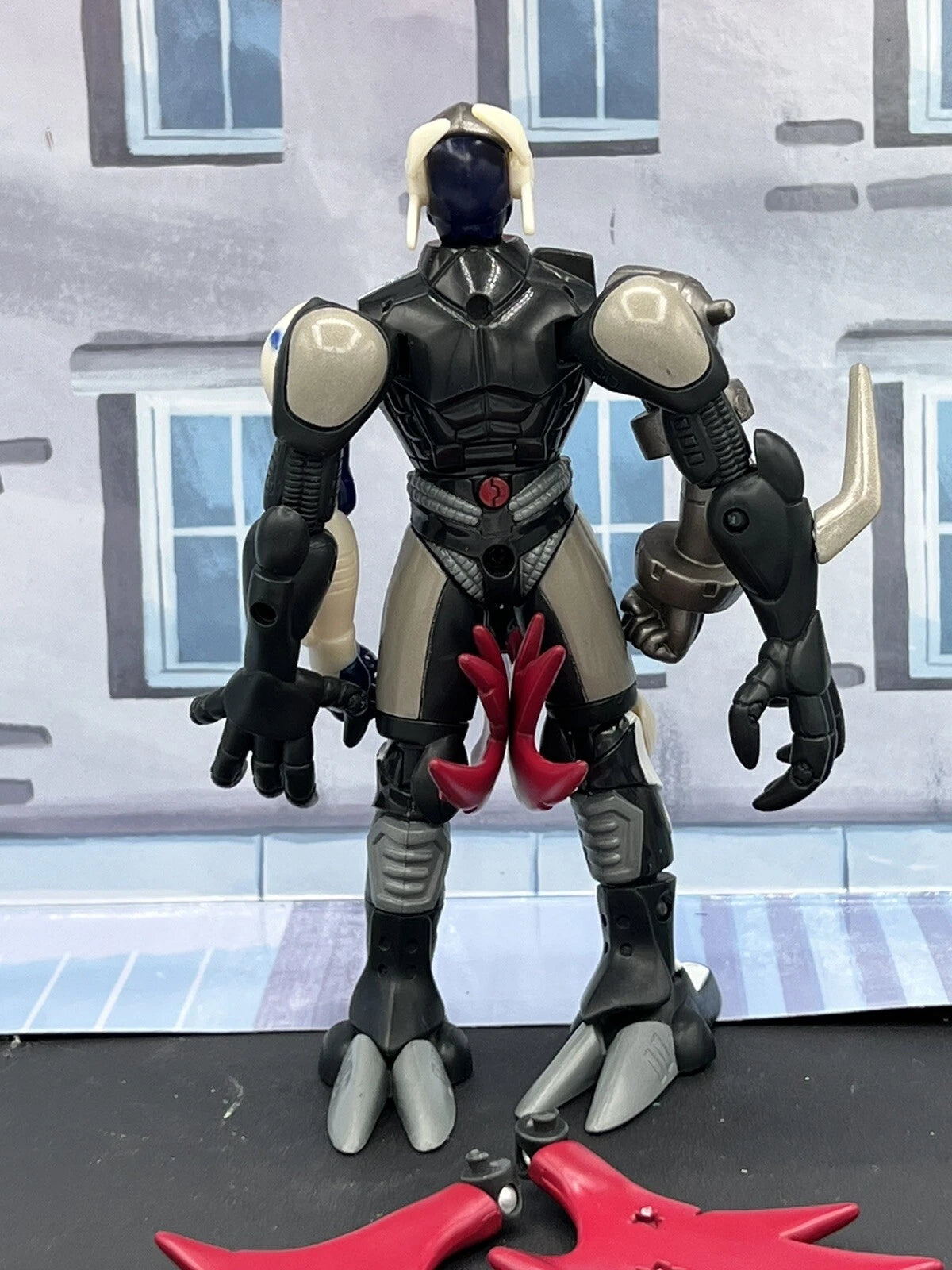 Digivolving Cyberdramon Justimon Vintage Digimon Action Figure 2000 READ!