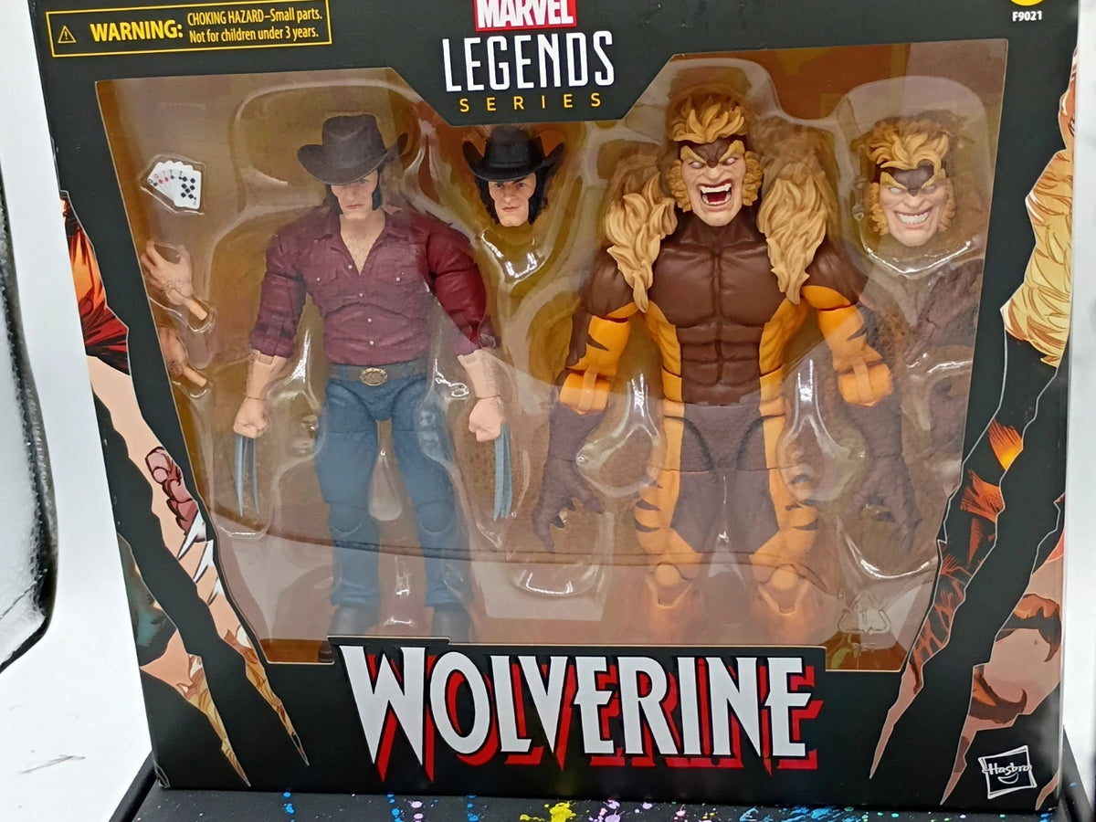 Marvel Legends Series Wolverine 50 Years Logan & Sabretooth Set Hasbro