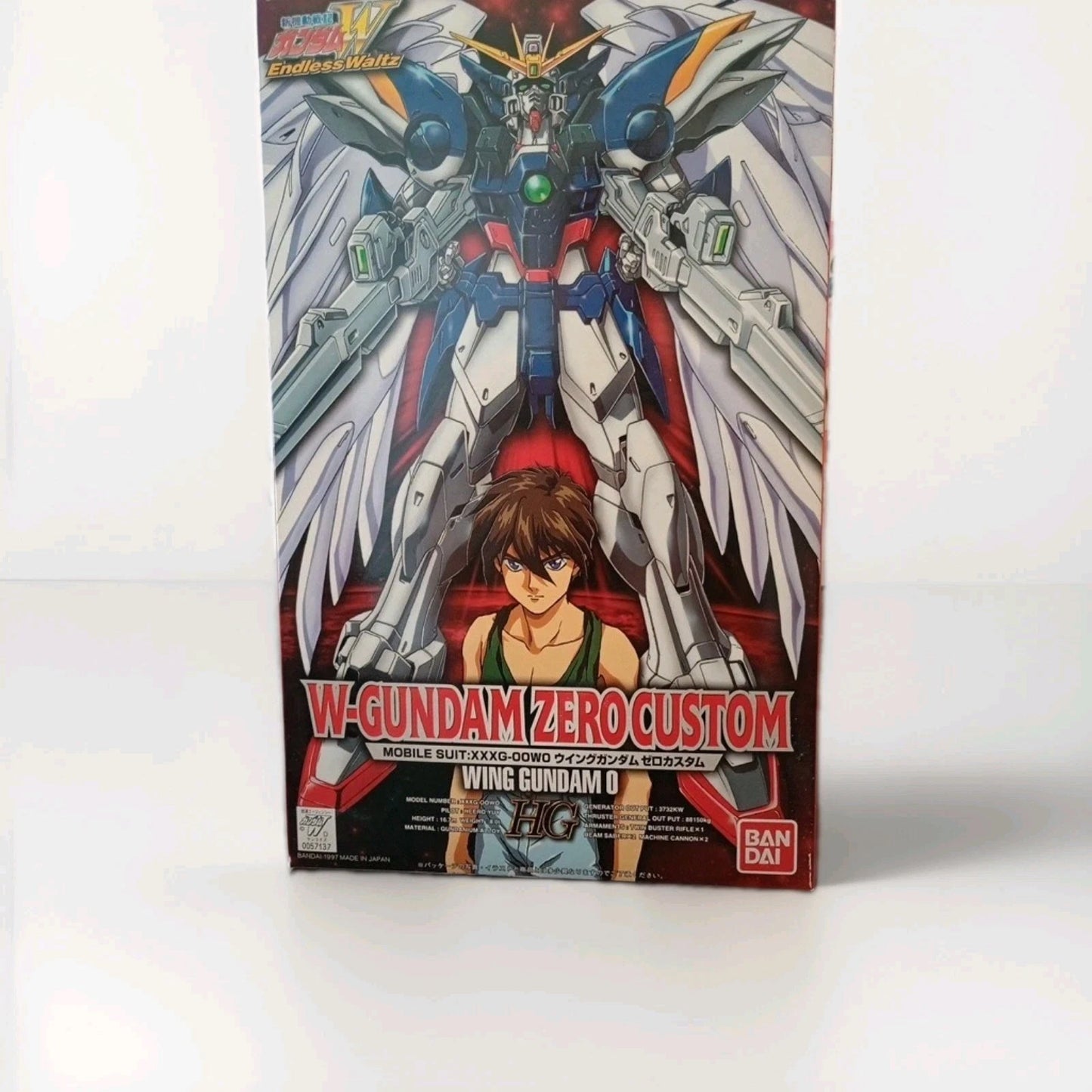 Gundam Model Kit W-Gundam Zero Custom Wing Gundam 0 Bandai 1/100 HG
