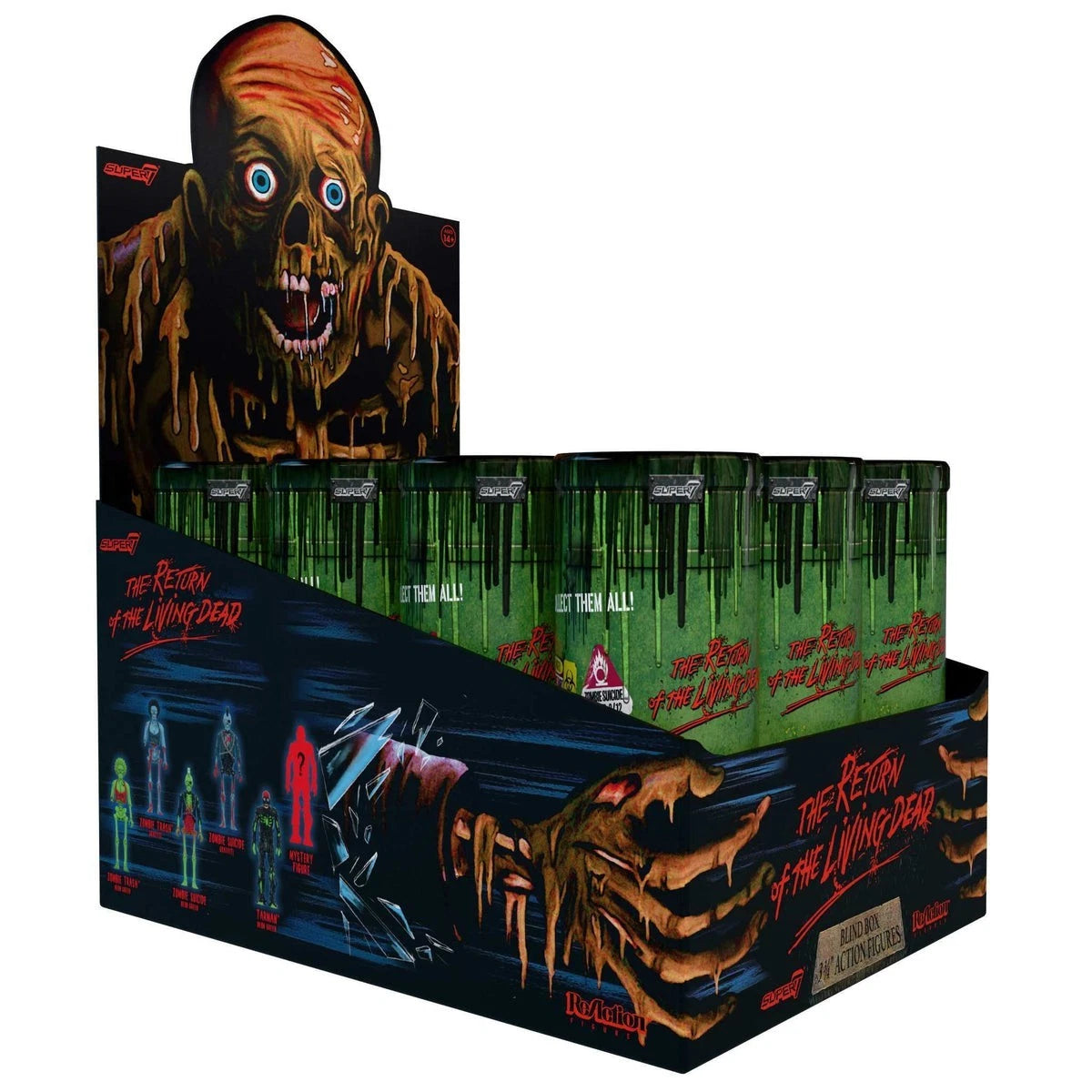 Super7 - Super7 - Return of the Living Dead - Reaction Blind Box Wv1 - 12pc Flat