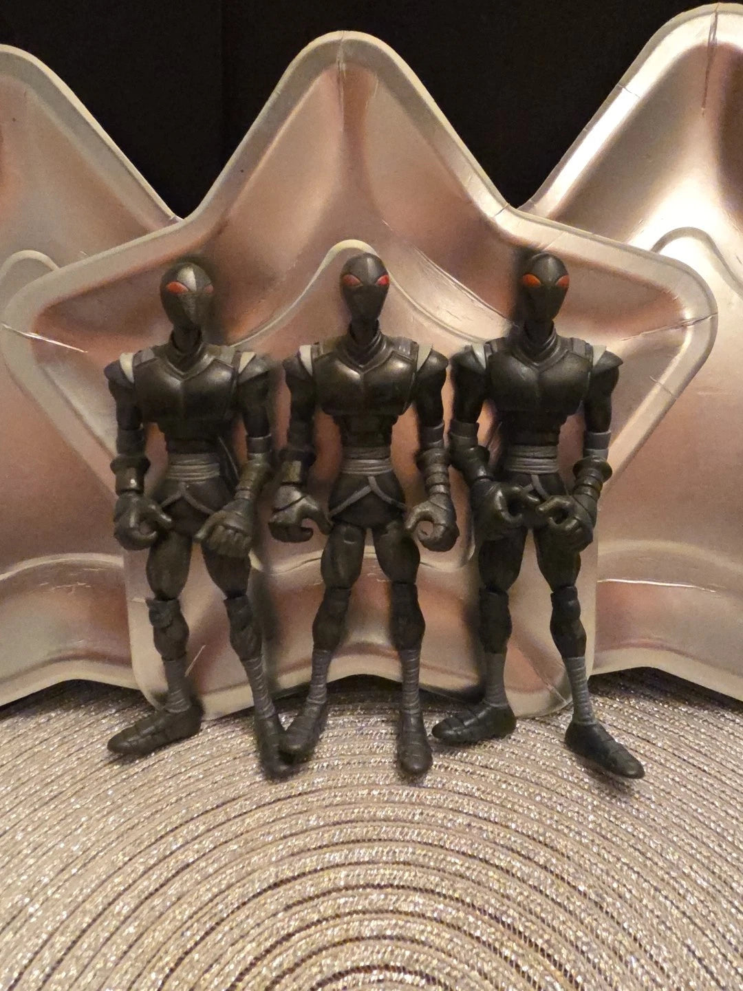 NINJA TURTLES action figure set lot FOOT SOLDIERS clan 2007 TMNT movie