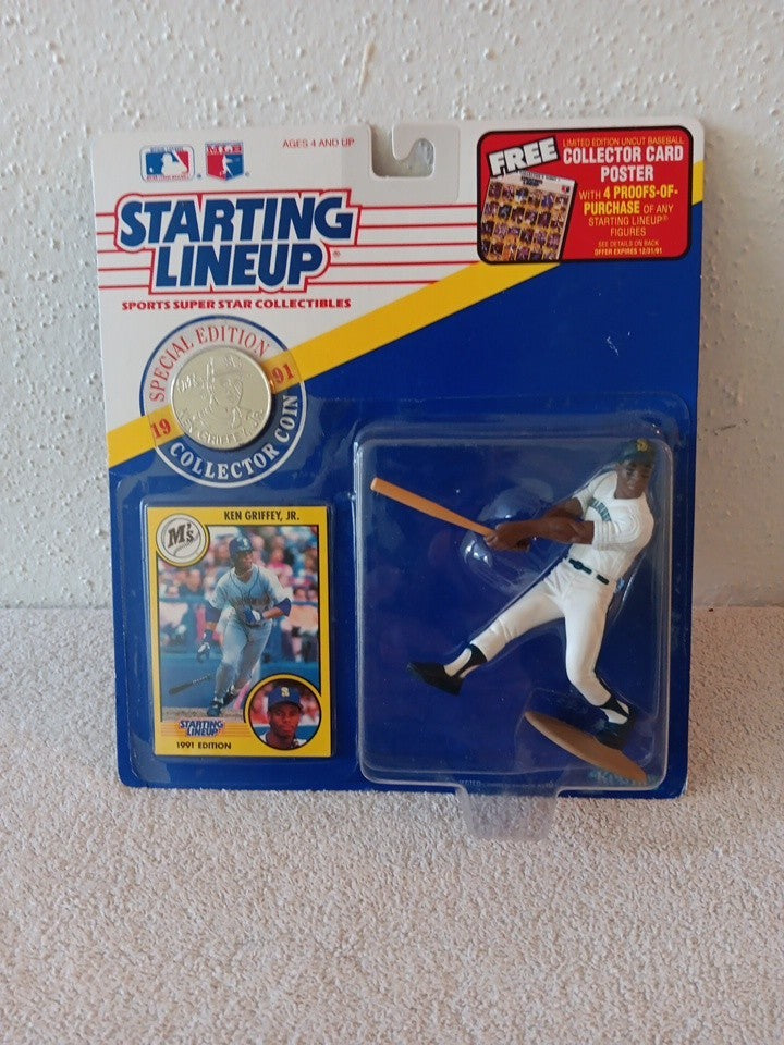 Ken Griffey Jr • 1991 Kenner Starting Lineup Seattle Mariners 