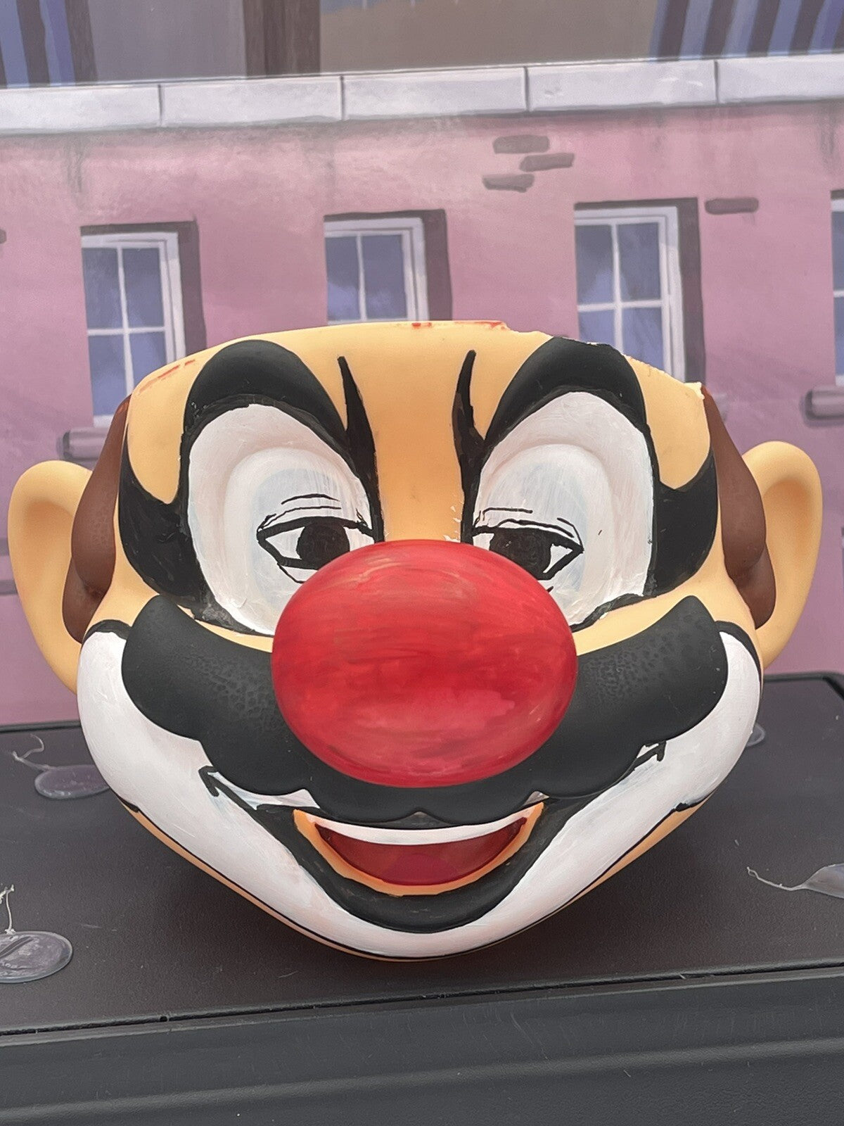 20 Inch Super payaso Mario Halloween Decoration Flower Pot Custom