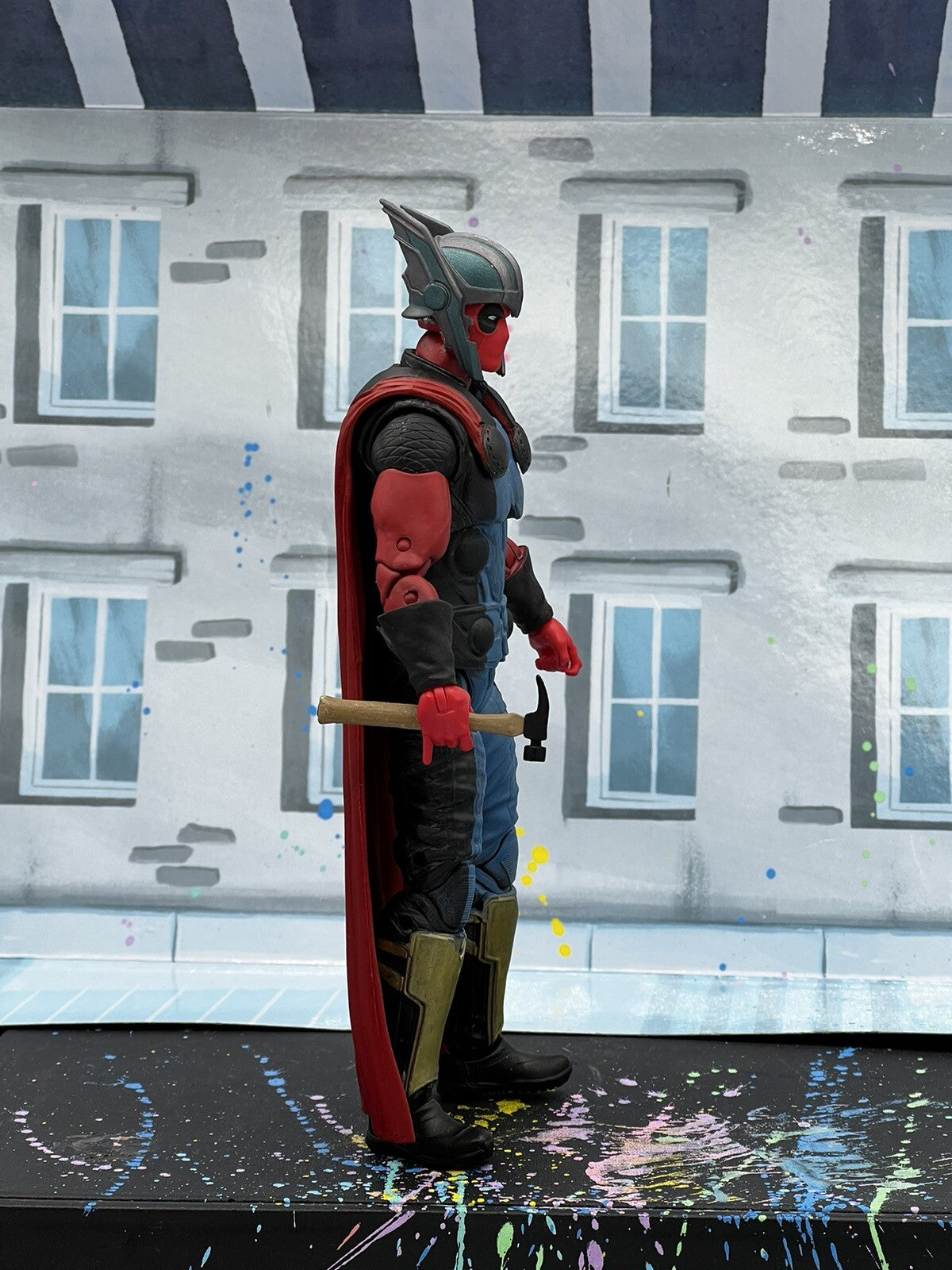 Custom Thorpool Thor Deadpool Marvel Legends Sasquatch Juggernuat