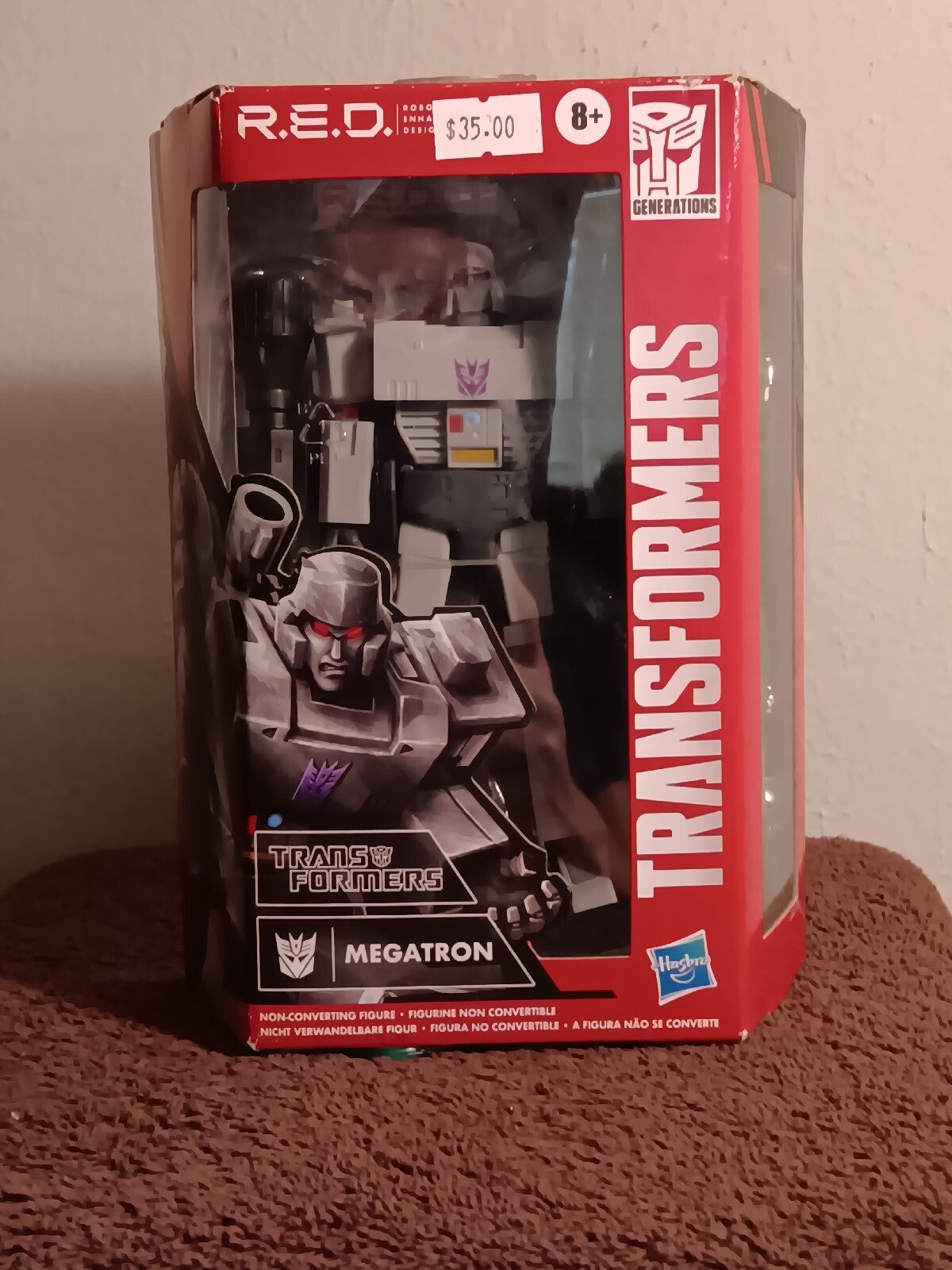 Hasbro Transformers Generations R.E.D. (Robot Enhanced Design) Megatron - NIB