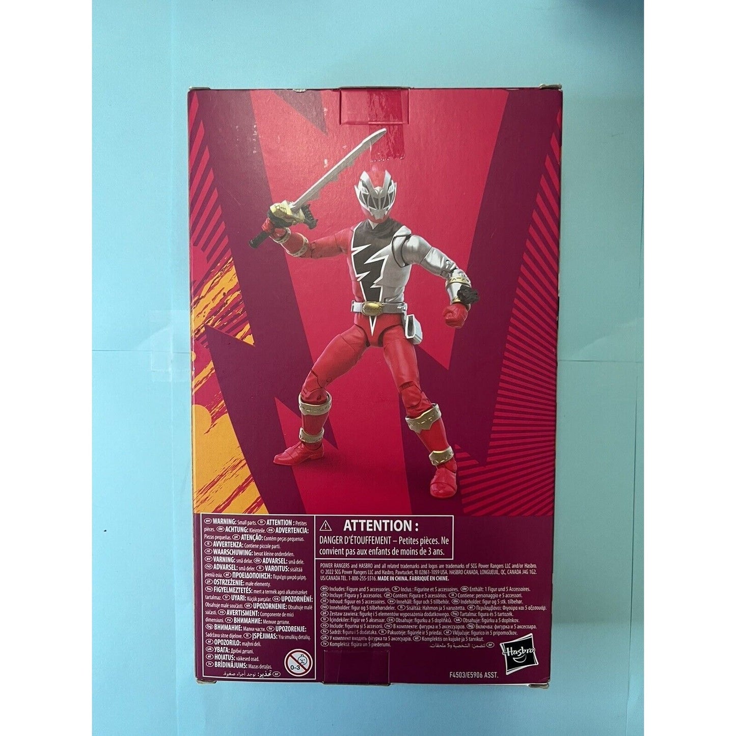 Power Rangers Lightning Collection Dino Fury Red Ranger Action Figure