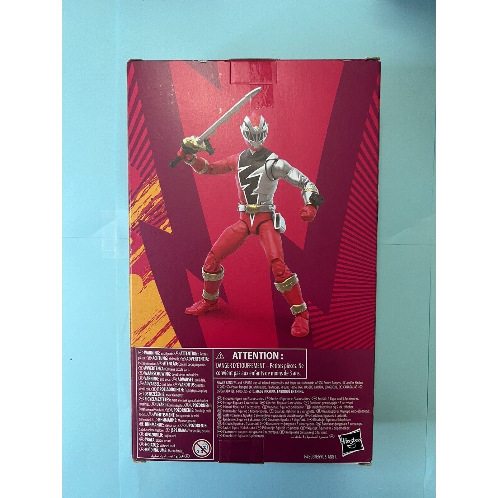 Power Rangers Lightning Collection Dino Fury Red Ranger Action Figure