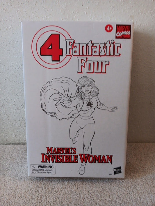 Marvel Comics Fantastic Four INVISIBLE WOMAN  Clear Variant 6" 
