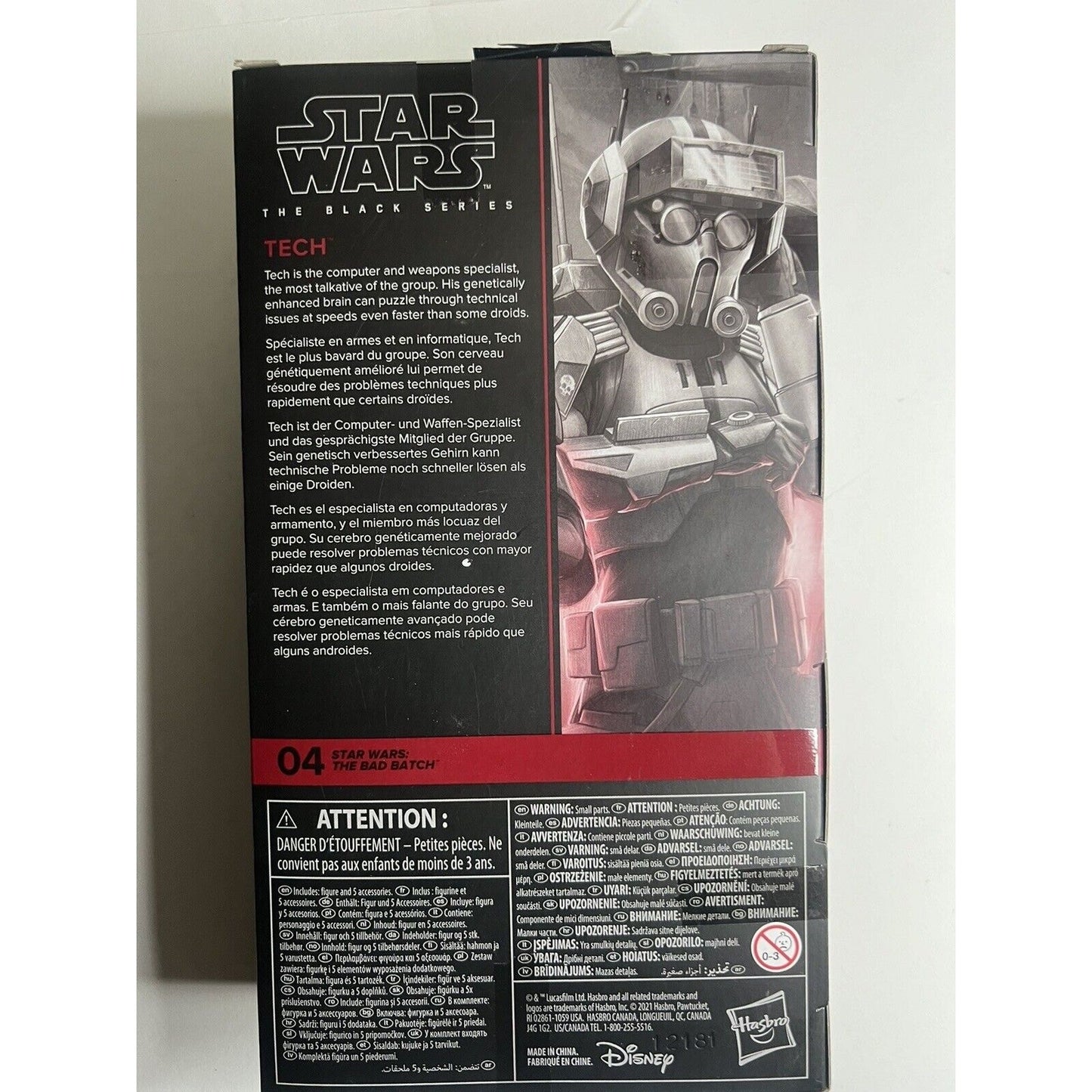 Star Wars The Black Series Tech The Bad Batch 6" Figure