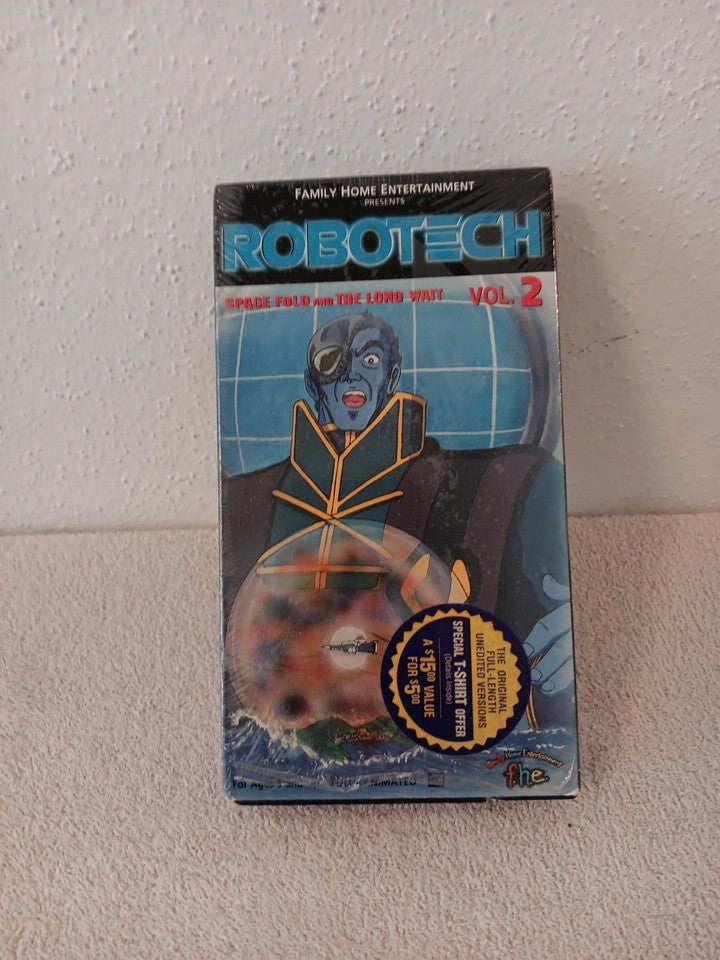Robotech VHS Volume 2 Family Home Entertainment Spacefold And Long Wait
