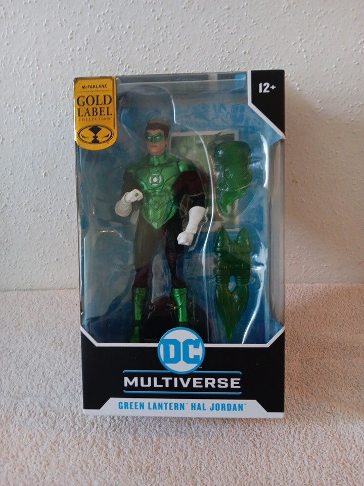 DC McFarlane Multiverse Green Lantern Hal Jordan Gold Label 7" Action Figure 