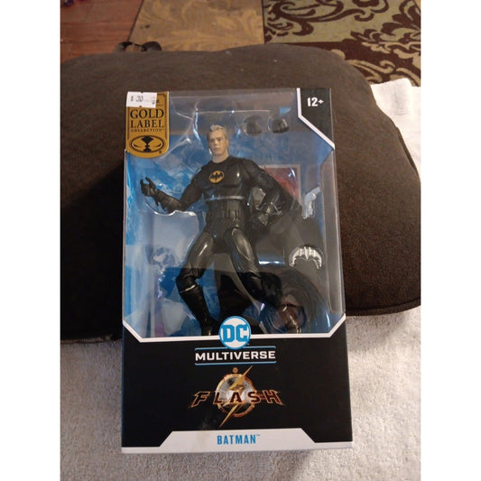 McFarlane Toys DC Multiverse The Flash Gold Label BATMAN UNMASKED Keaton Figure