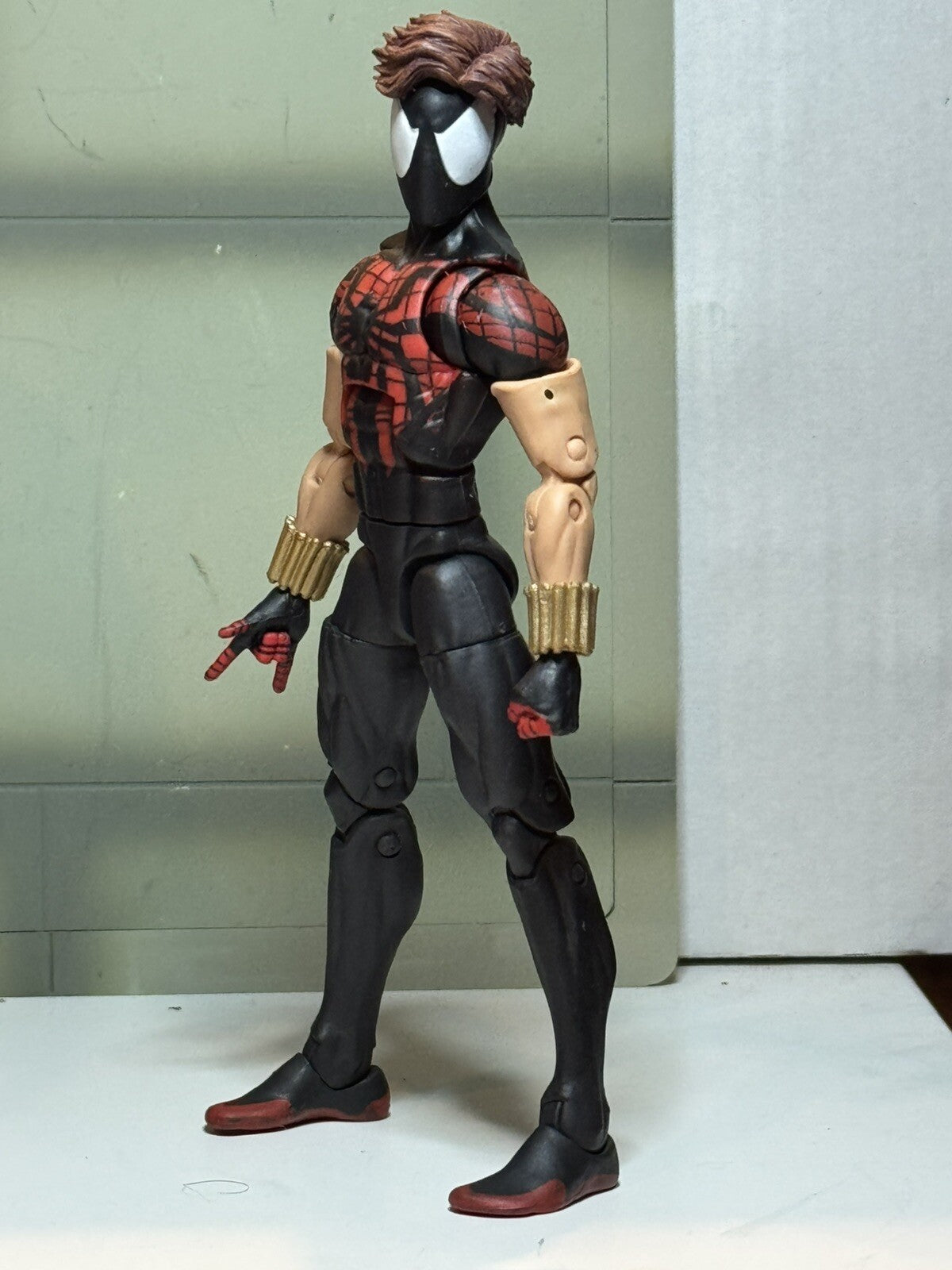 Custom Spider-Kid Charlie Parker Spider-Man Retro Marvel Legends Spider-Boy