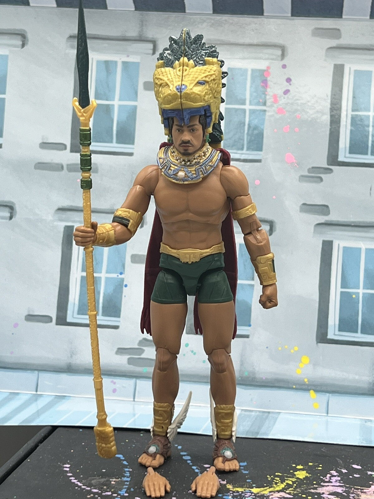 Marvel Legends Namor (MCU Wakanda Forever) w/ Headdress Crown & Cape