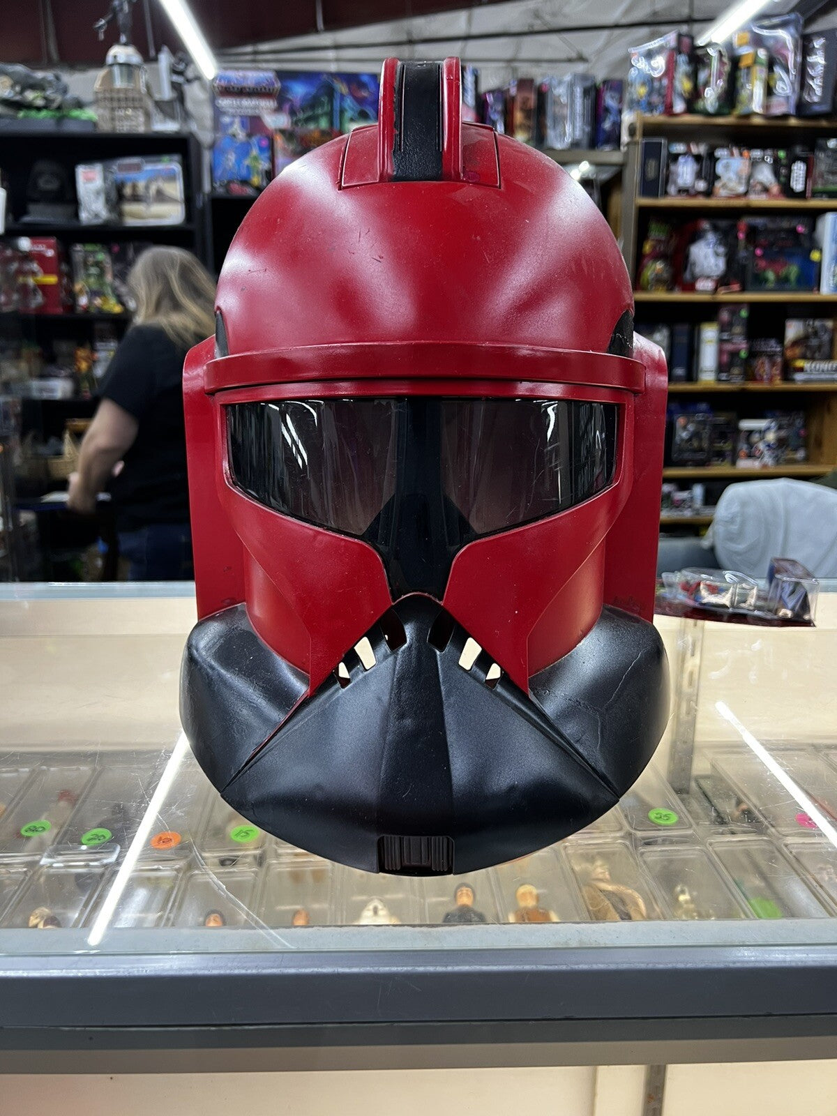 Custom BRED Storm Trooper Star Wars Clone Talking Helmet Hasbro AIR JORDAN