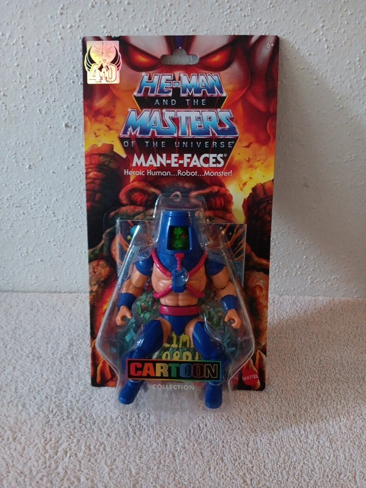 He-Man Masters Of The Universe Man-E-Faces Cartoon Collection Action Figure 40th