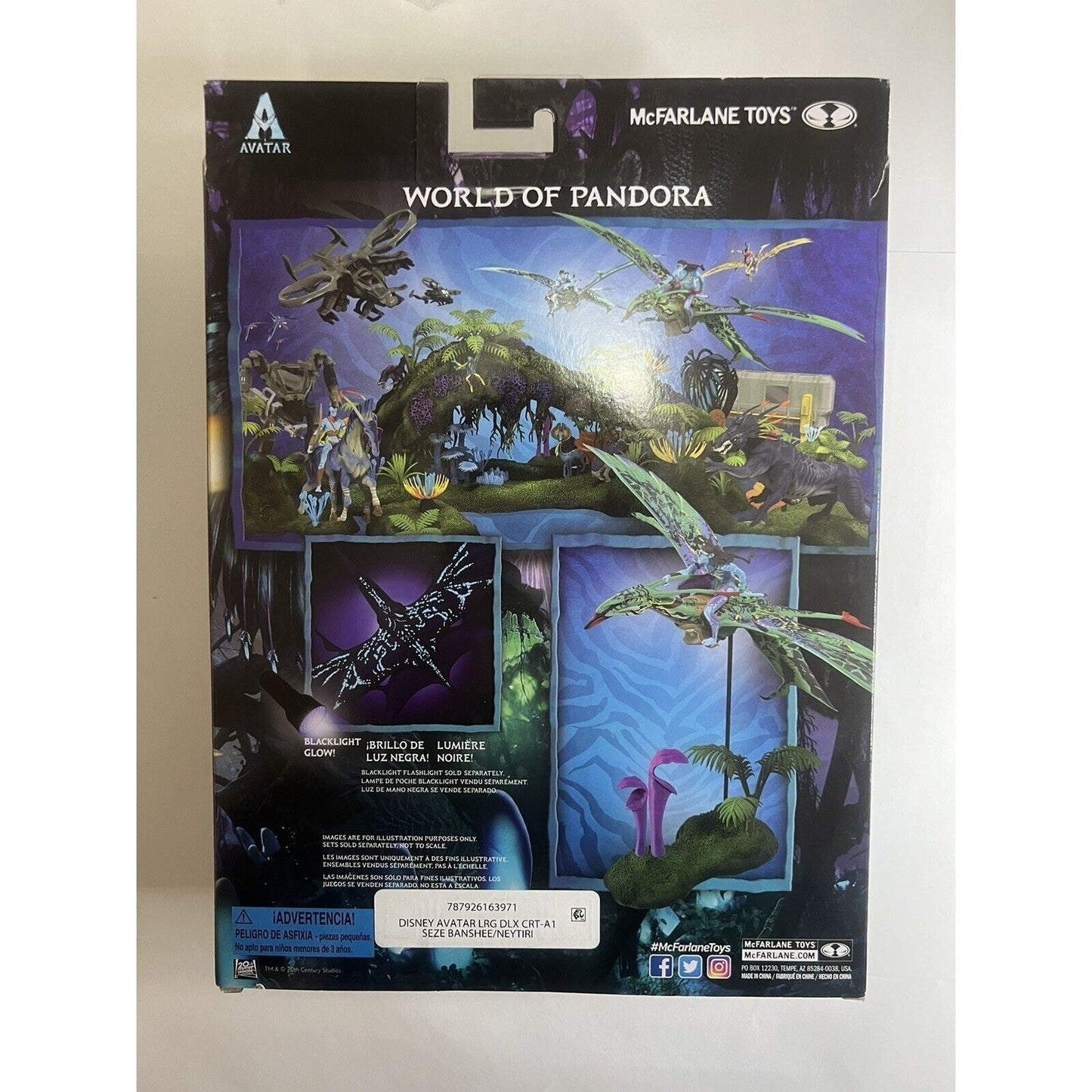 Disney Avatar World of Pandora Neytiri & Banshee Action Figure McFarlane Toys