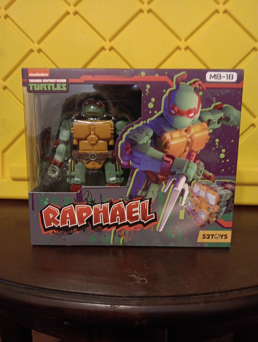 52Toys Megabox Teenage Mutant Ninja Turtles MB-18 Raphael Transforming Figure