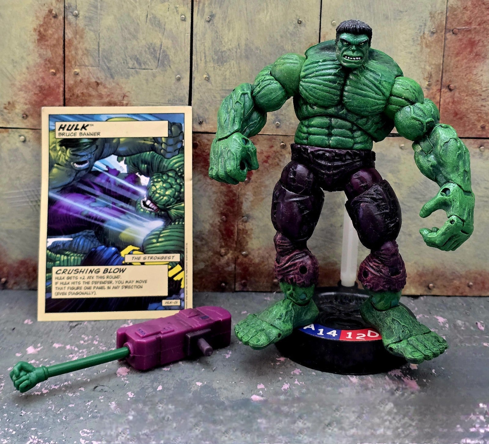 Marvel Showdown Wolverine vs. Hulk 4" Action Figure 2005 (Hulk Only) Toy Biz