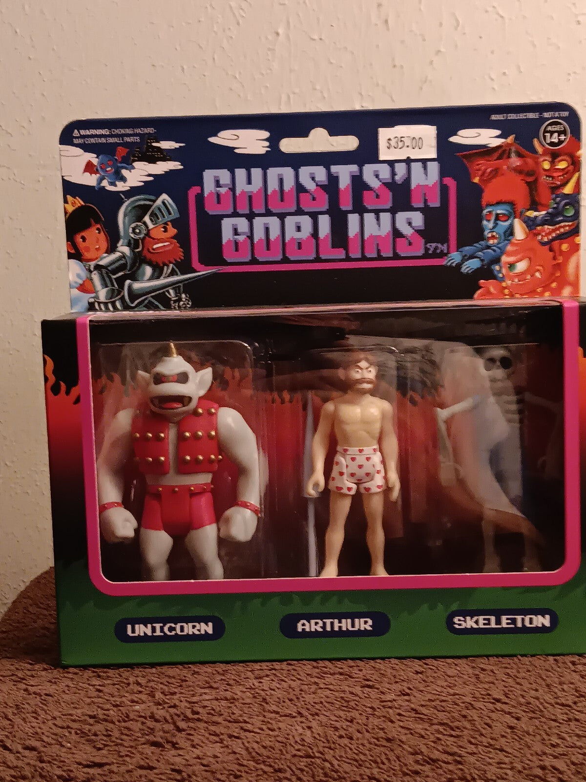 CAPCOM Ghosts 'N Goblins ReAction Figure 3 Pack Version B