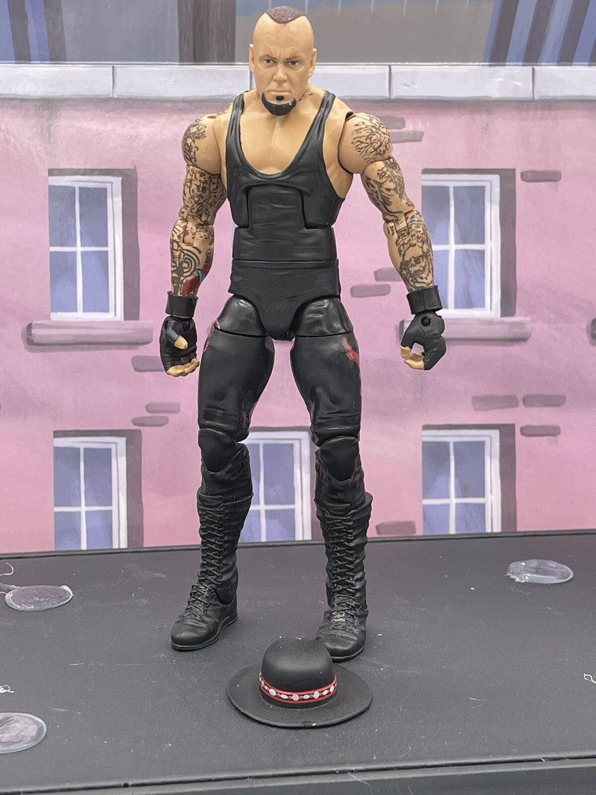 KANE TRU Ppv EXCLUSIVE UNDERTAKER WWE ELITE BUILD A Wrestler CORPORATE BAF