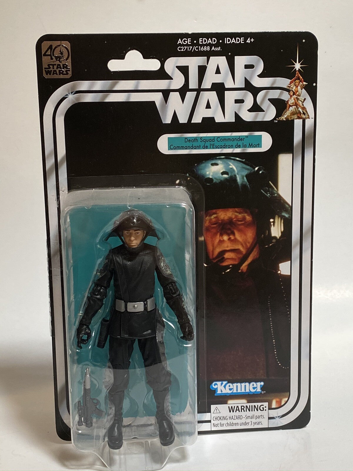 DEATH SQUAD COMMANDER 40th Anniversary Black Series 6" Star Wars A New Hope