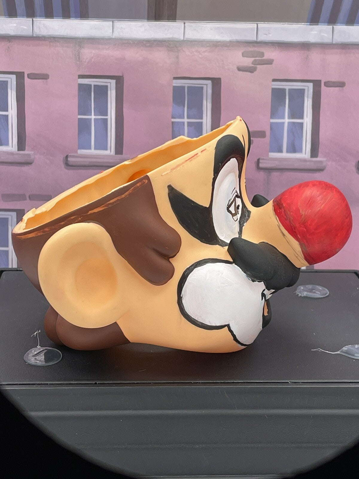 20 Inch Super payaso Mario Halloween Decoration Flower Pot Custom