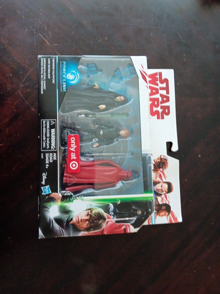 Star Wars Force Link Target 3 Pack Luke Skywalker Royal Guard Emperor Emperor