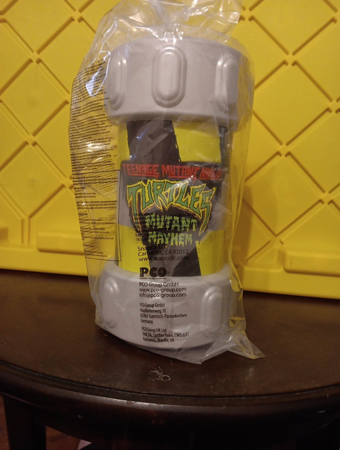 NEW Ooze Canister Teenage Mutant Ninja Turtles Mayhem Popcorn tub TMNT 4 toppers