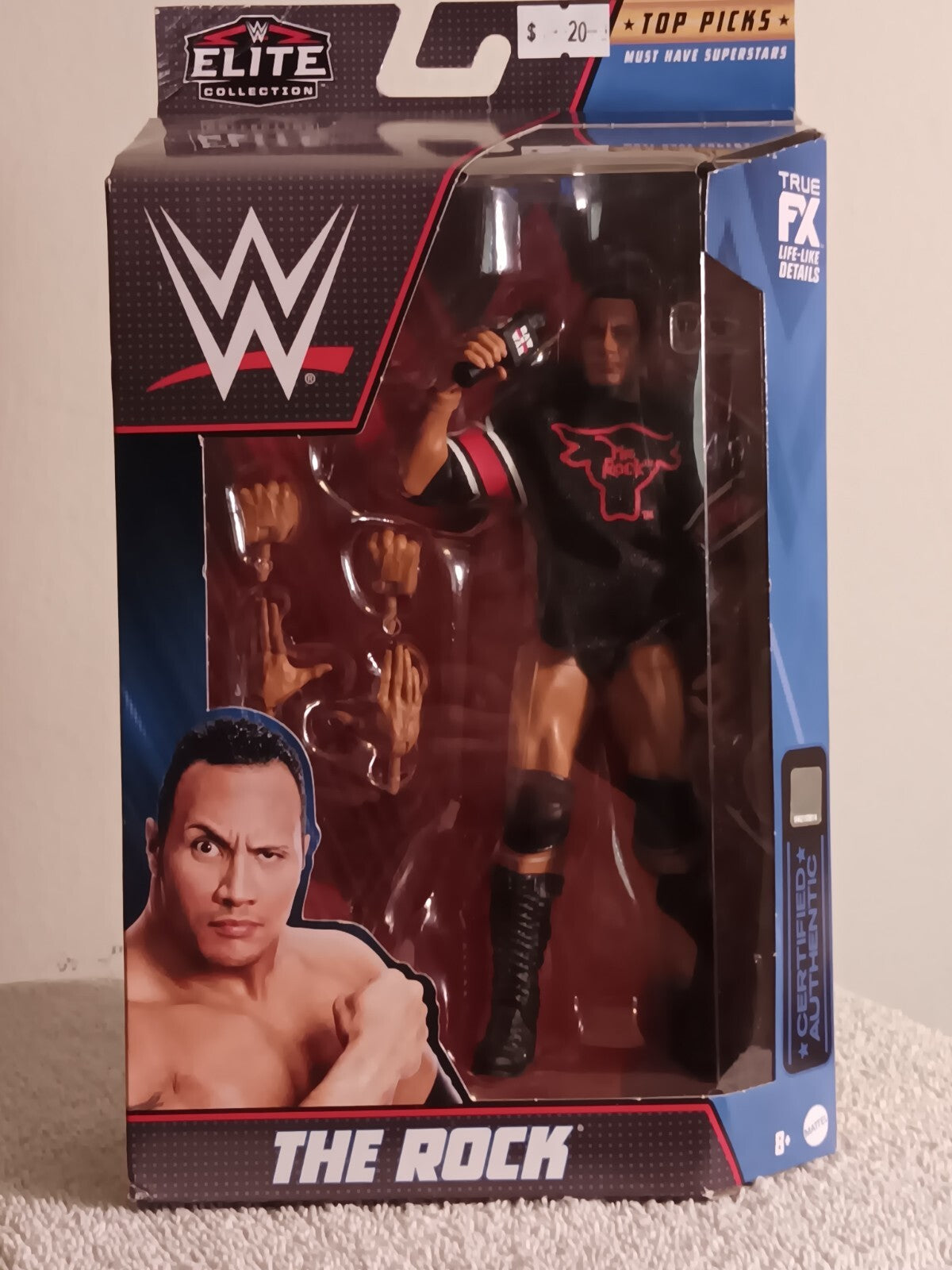 THE ROCK - WWE Mattel Elite Collection TOP PICKS Action Figure NEW 2022