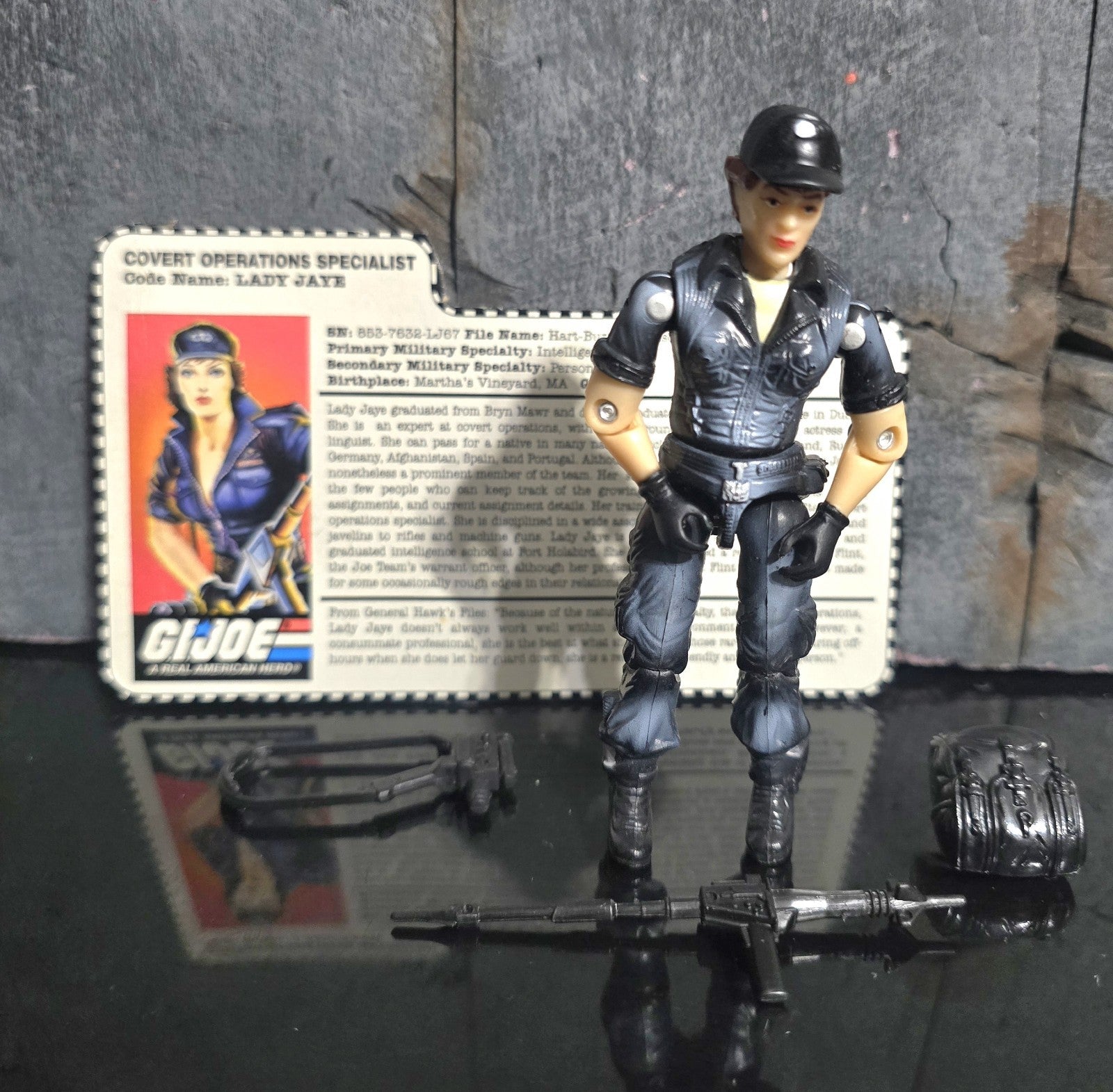 1997 Vintage GI Joe Lady Jaye 15th Anniversary Commando Team Loose 3.75 