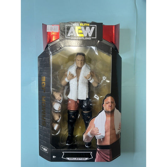AEW All Elite Wrestling Unrivaled Samoa Joe Figure #133 Exclusive Red Series