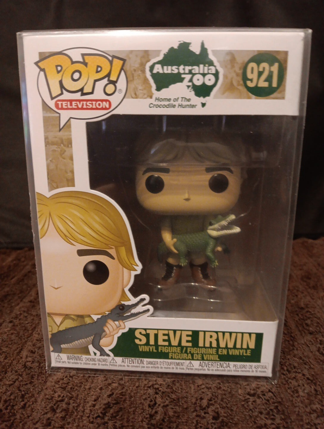 Funko POP! Television: Australia Zoo STEVE IRWIN #921 Vinyl Figure