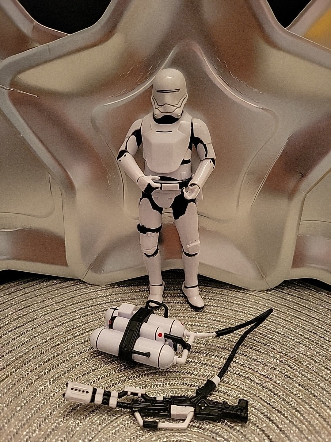 (6-INCH) FIRST ORDER FLAMETROOPER Star Wars THE BLACK SERIES Action Figure-LOOSE