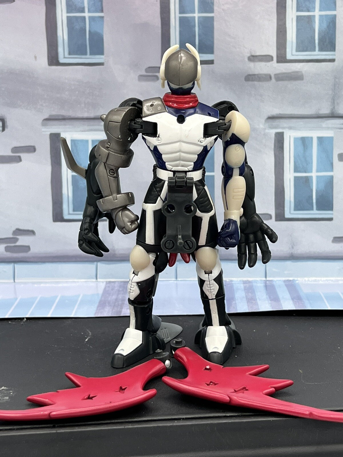 Digivolving Cyberdramon Justimon Vintage Digimon Action Figure 2000 READ!