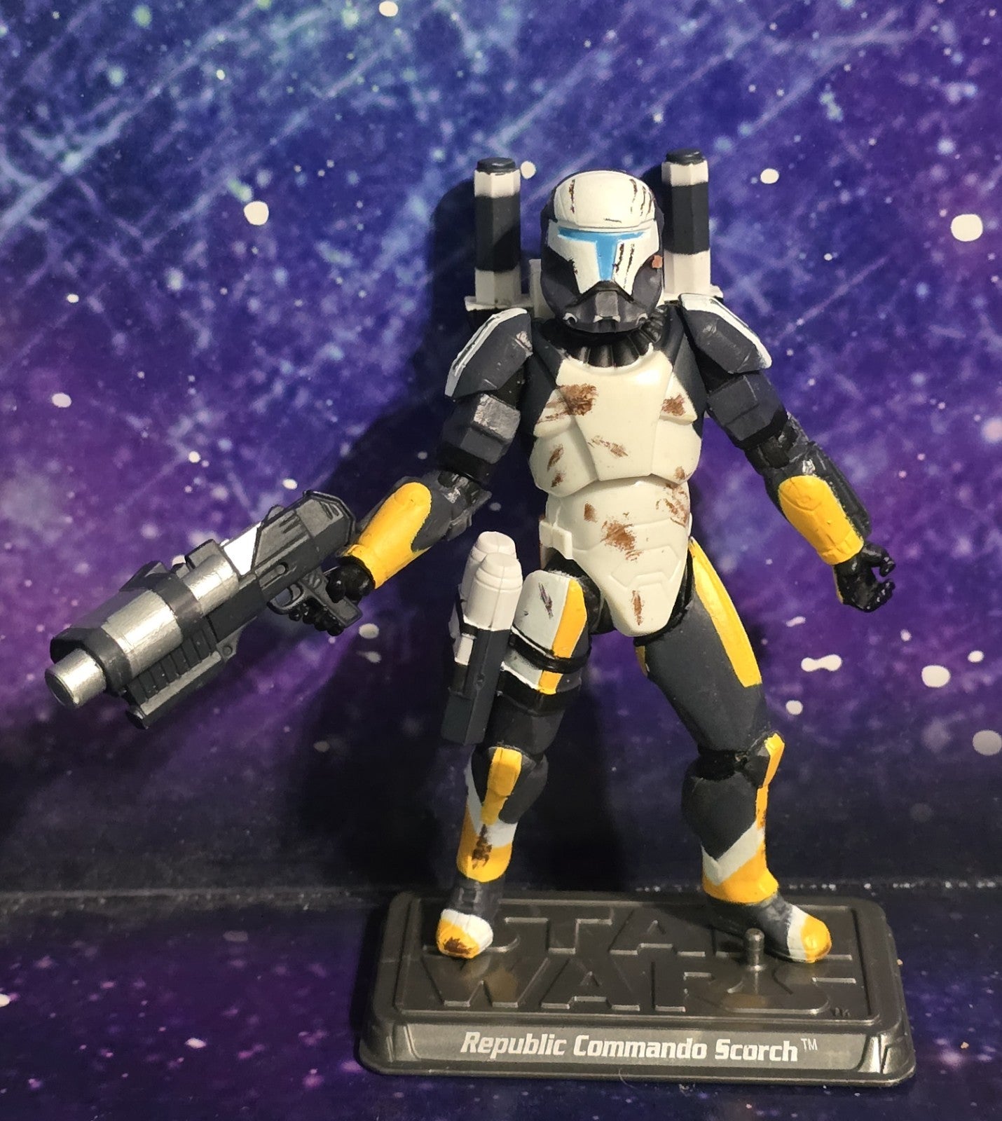 STAR WARS SAGA SCORCH ( REPUBLIC COMMANDO) LOOSE 3.75