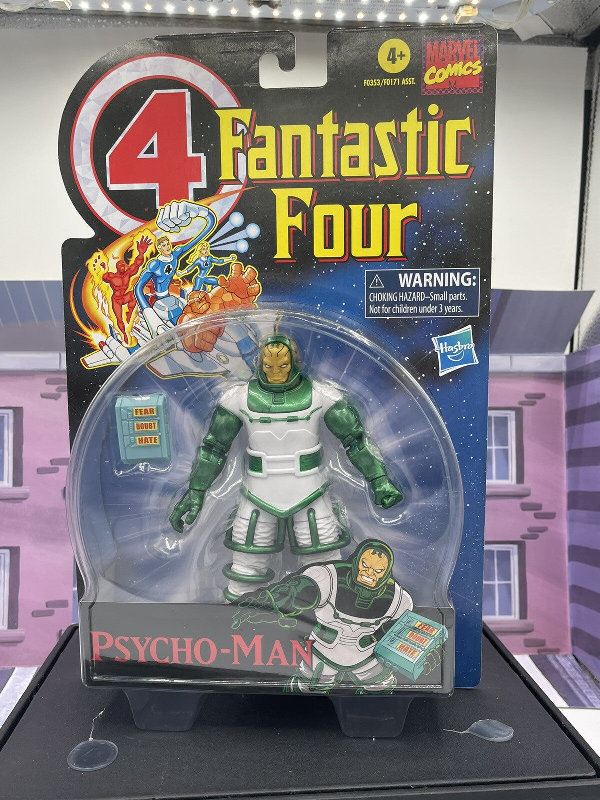 MARVEL LEGENDS RETRO FANTASTIC FOUR PSYCHO-MAN 6" ACTION FIGURE Retro Vintage