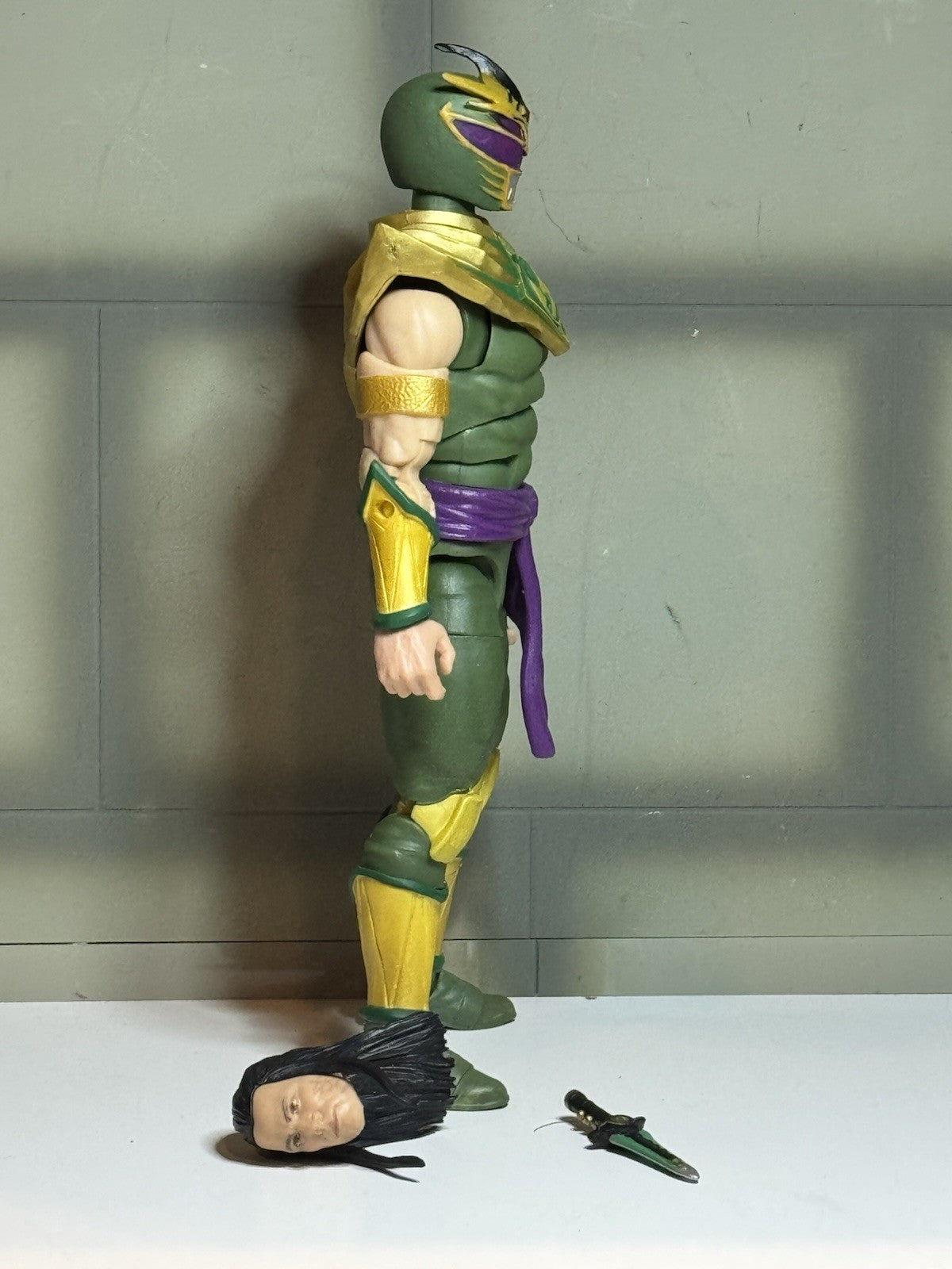 Custom Green Ranger LORD DRAKKON Power Rangers Lightning Collection EVO III