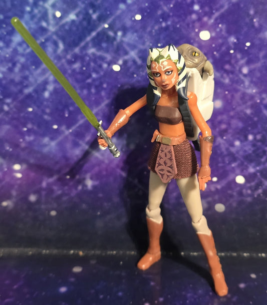 Star Wars 3.75" TCW Clone Wars no.9 CW26 CW17 Ahsoka Tano Rotta Loose 