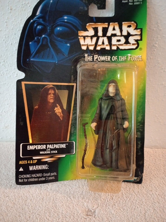 Star Wars Power Of The Force Emperor Palpatine 1996 Hasbro Box Damage