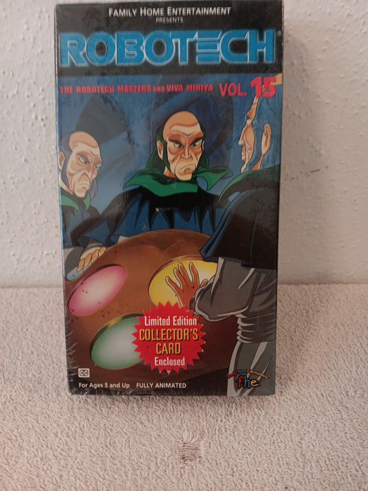 ROBOTECH VHS ROBOTECH MASTERS & VIVA MIRIYA  VOL 15  