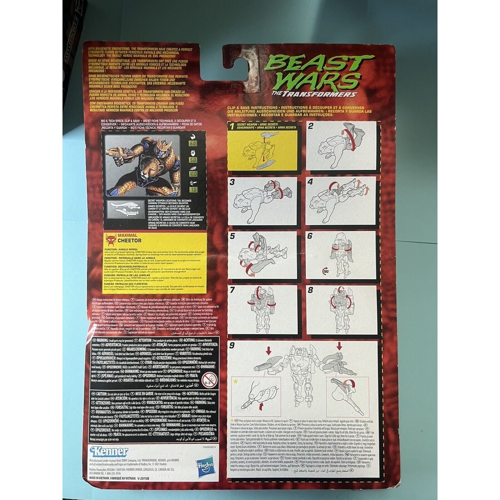 Beast Wars Transformers Deluxe Cheetor Hasbro