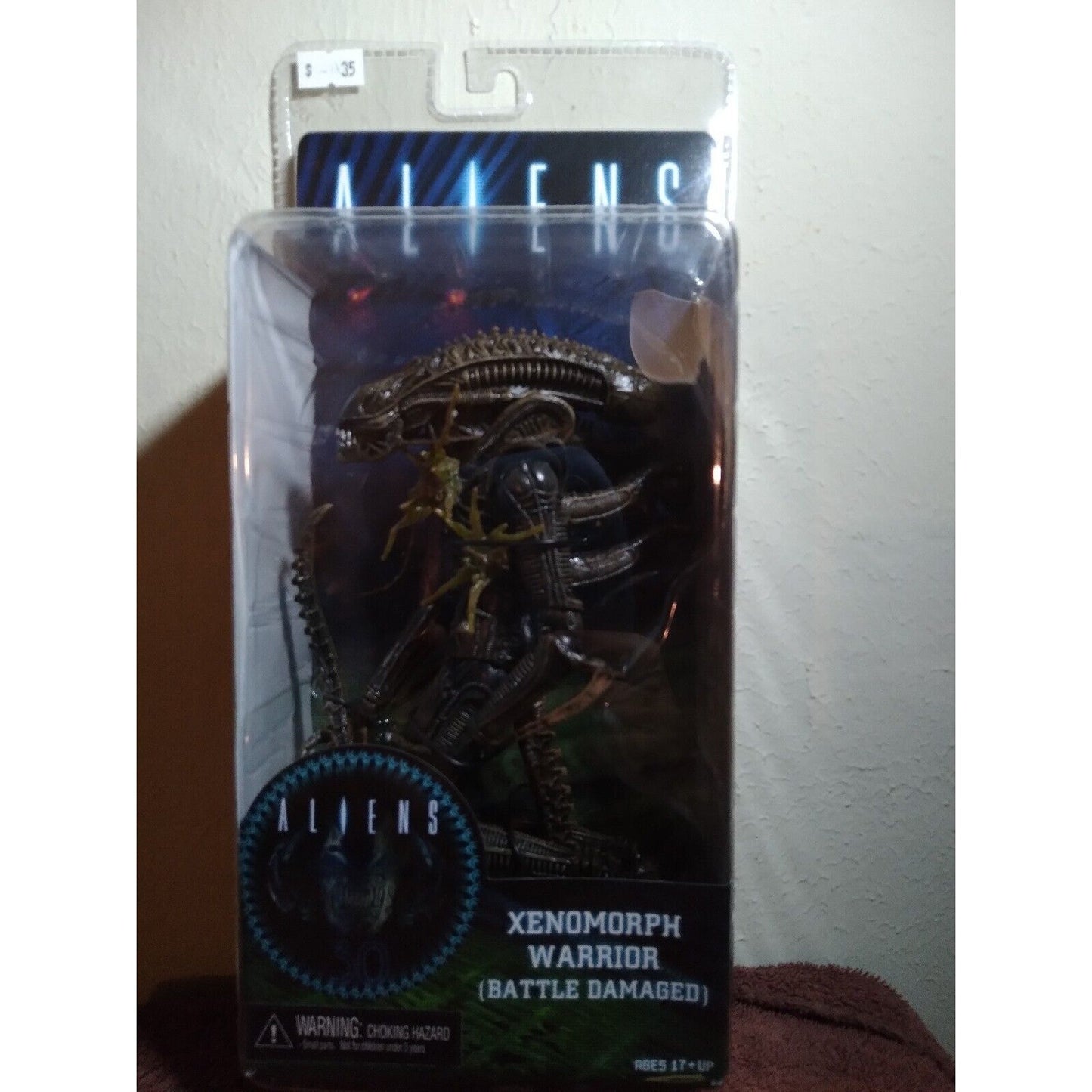 NECA Alien Xenomorph Warrior Blue (Battle Damaged) 7" Action Figure Aliens