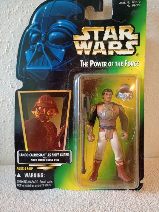 1996 Star Wars Power Of The Force Lando Calrissian as Skiff Guard Action Figure