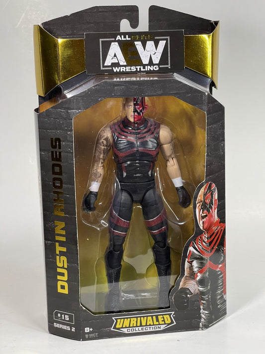 AEW Unrivaled Collection Dustin Rhodes #15 Series 2 All Elite Wrestling  Figure