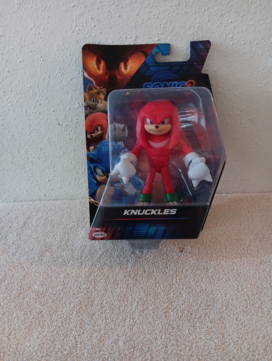 Jakks Pacific Wave 2 Sonic The Hedgehog 3 Movie KNUCKLES 5" Figure 