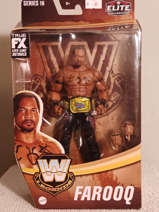 WWE Elite Collection Series 16 Farooq Action Figure New 