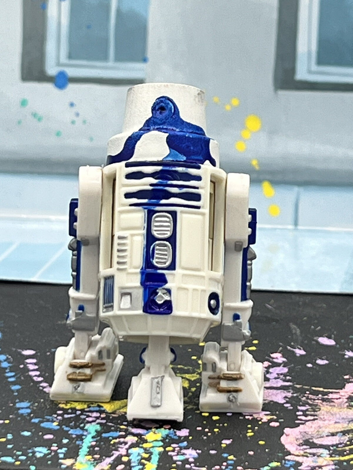 Custom R2-Spray2 Star Wars Black Series R2-D2 R2D2 graffiti spray can cap