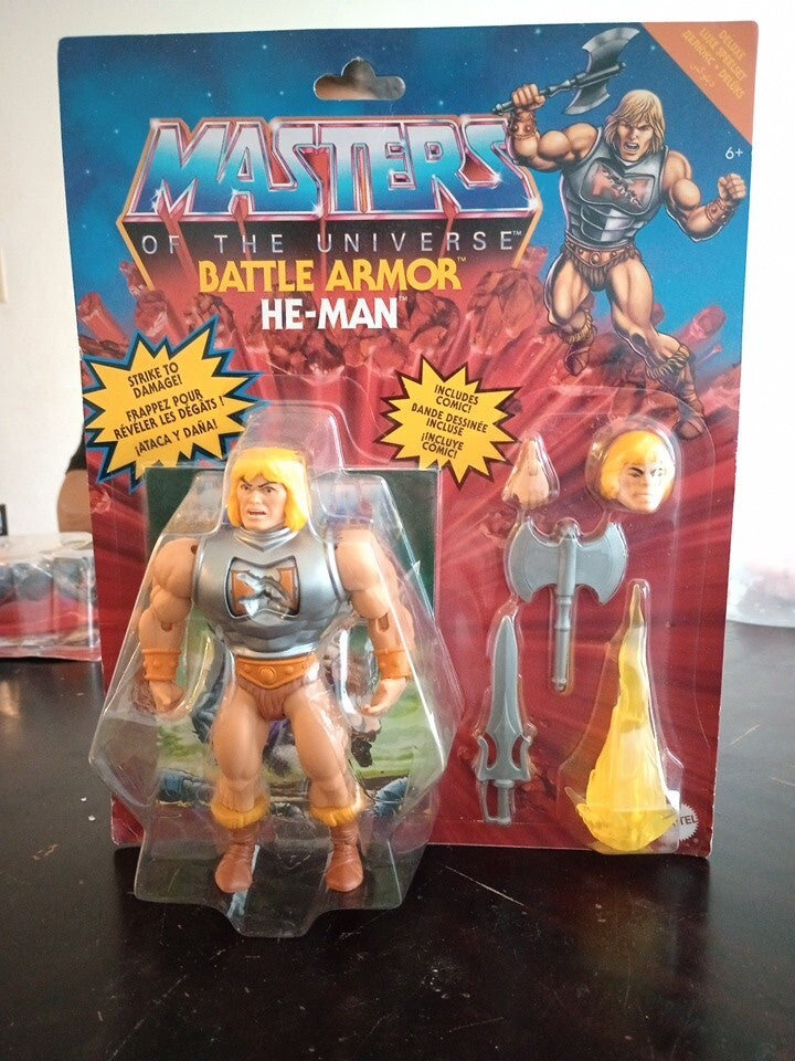 Masters of the Universe / Battle Armor He-Man / Deluxe Figure MOTU / Mattel