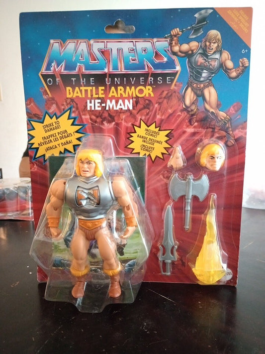 Masters of the Universe / Battle Armor He-Man / Deluxe Figure MOTU / Mattel